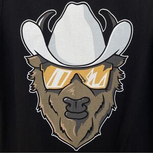 Barstool Sports Black Buffalo Cowboy Graphic Tee L